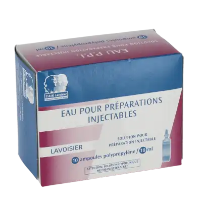 Eau Pour Preparations Injectables Lavoisier, Solution Pour Préparation Injectable à Saint-Calais