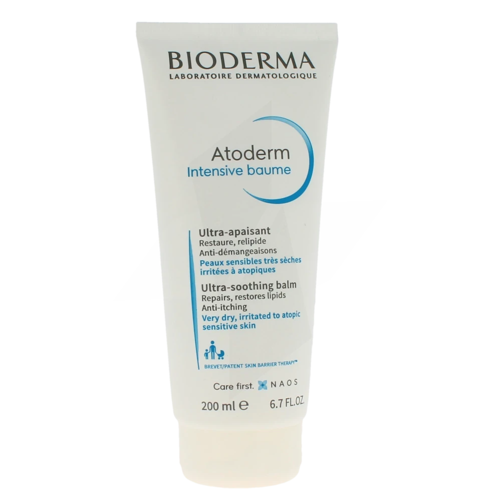 Bioderma Atoderm Intensive Baume Nourrissant Peau Tendance Eczéma Atopique 200 Ml