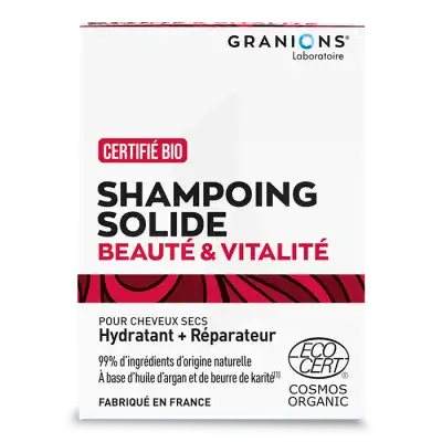 Shampooing Solide Beauté Vitalité (pain 80g) à Caumont-sur-Durance