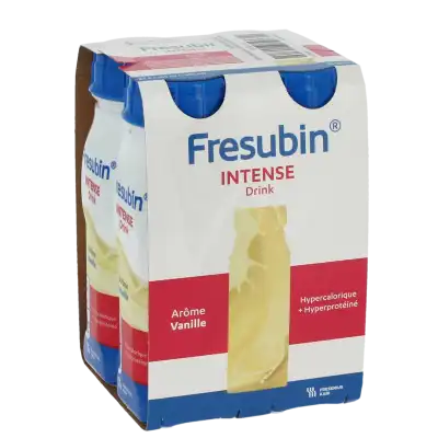 Fresubin Intense Drink Nutriment Vanille 4bouteilles/200ml à Beaujeu-Saint-Vallier-Pierrejux-et-Quitteur