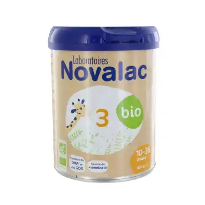 Novalac 3 Bio Lait Pdre B/800g à NIMES