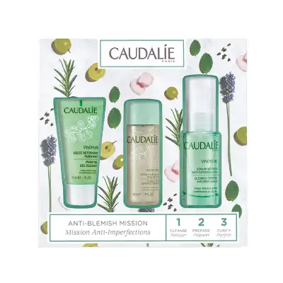 Caudalie Mission Anti-imperfection 1, 2, 3 Vinopure Coffret à Paris