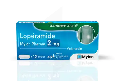 LOPERAMIDE MYLAN PHARMA 2MG, gélules