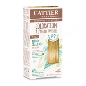 Cattier Coloration Kit 8.3 Blond Clair Doré 120ml