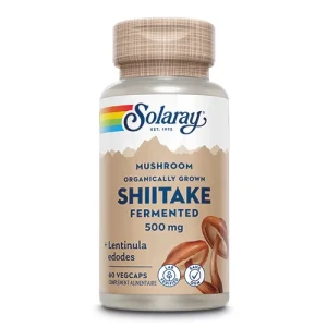 Solaray Shiitaké Fermenté 500mg Capsules Végétales B/60