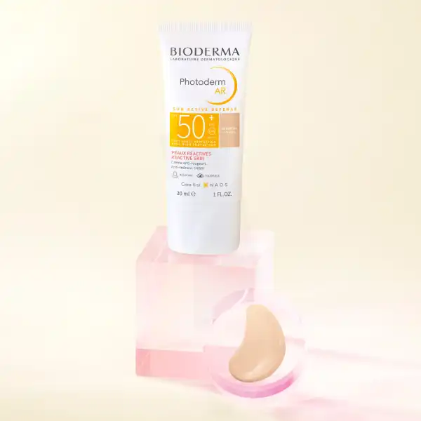 Bioderma Photoderm Ar Spf50+ Crème Solaire Teintée Anti-rougeur Peau Réactive 30ml