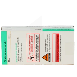 Citalopram Arrow Lab 20 Mg, Comprimé Pelliculé Sécable