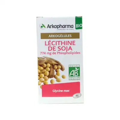 Acheter Arkogélules Lécithine de Soja Bio Caps B/45 à La Ricamarie