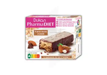 Dukan Pharma Diet Barres Chocolat Saveur Amande B/4 à Nice