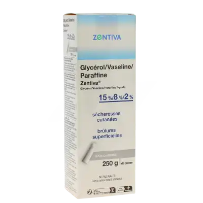 Glycerol/vaseline/paraffine Zentiva 15 %/8 %/2 %, Crème à TOULENNE
