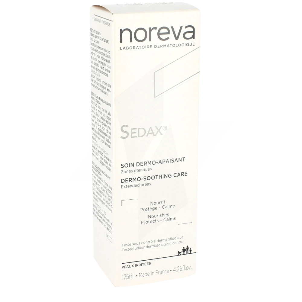 Noreva Sedax Emulsion Soin Dermo-apaisant Zones Étendues Fl/125ml