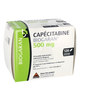 Capecitabine Biogaran 500 Mg, Comprimé Pelliculé