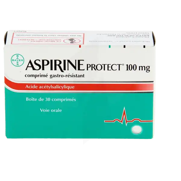 Aspirine Protect 100 Mg, Comprimé Gastro-résistant