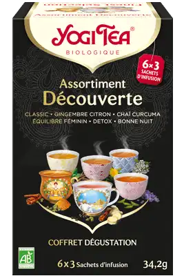 Yogi Tea Tisane Assortiment Découverte Bio 18 Sachets/1,9g à Mérignac