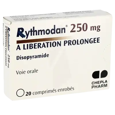 Rythmodan 250 Mg A Liberation Prolongee, Comprimé Enrobé à ROMORANTIN-LANTHENAY