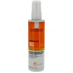 La Roche Posay Anthelios Crème Solaire En Invisible Corps Spf30 Avec Parfum Spray/200ml