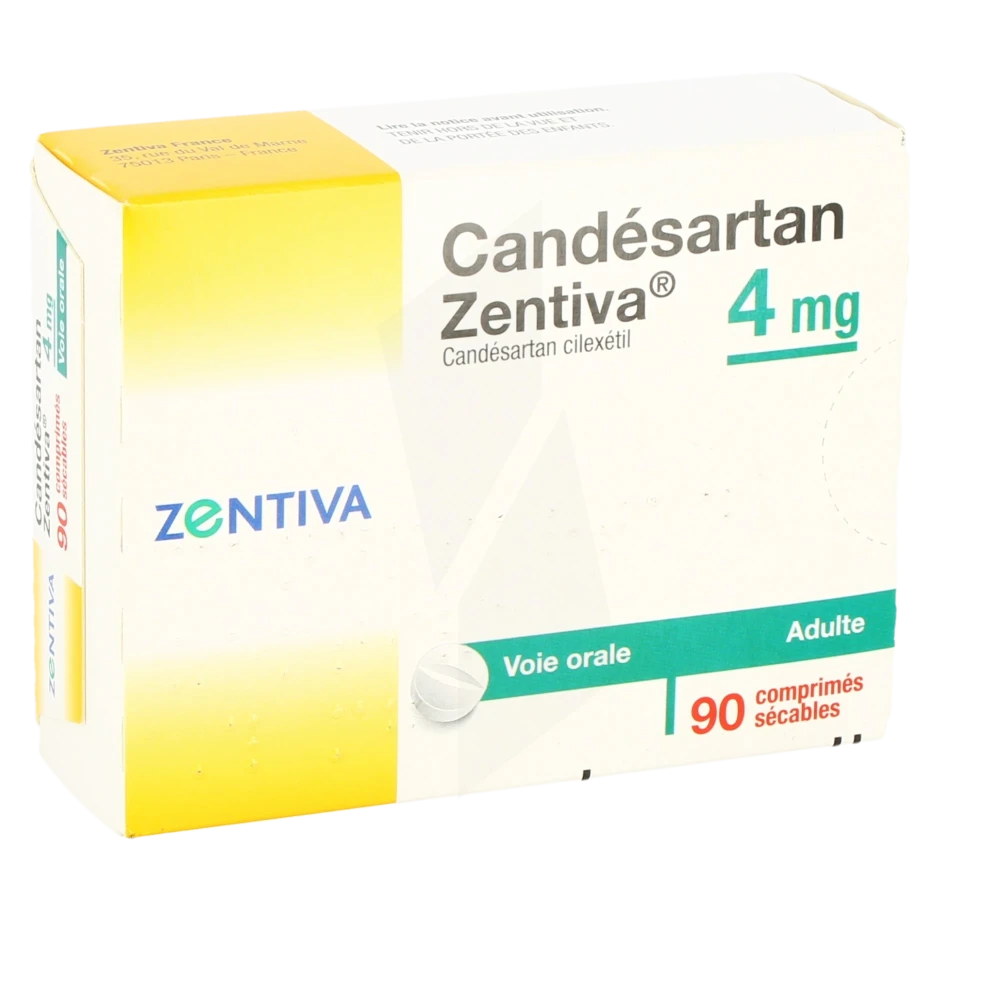 Candesartan Zentiva 4 Mg, Comprimé Sécable