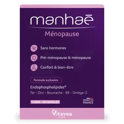 Nutrisanté Manhae Caps Ménopause B/30 à ROMORANTIN-LANTHENAY