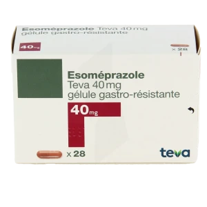 Esomeprazole Teva 40 Mg, Gélule Gastro-résistant