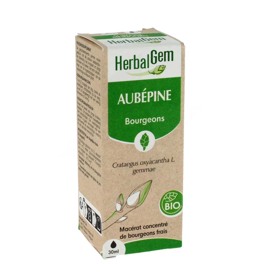 Herbalgem Aubépine Macérat Bio Fl Compte-gouttes/30ml