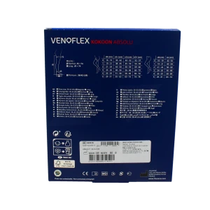 Venoflex Kokoon Absolu 2 Bas Cuisse Femme Losange Noir Taille 2l