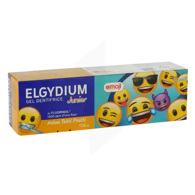 Elgydium Junior Emoji Fa Pâte Dentifrice Tutti Frutti T/50ml à Montmorillon