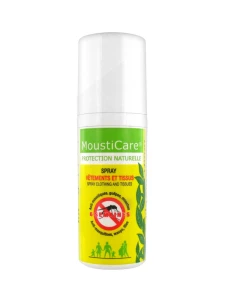Mousticare Protection Naturelle Spray Vetements & Tissus, Spray 75 Ml