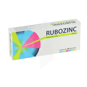 Rubozinc 15 Mg Gélules 3plq/10 (30) à Hourtin