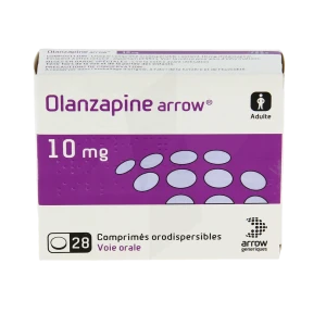 Olanzapine Arrow 10 Mg, Comprimé Orodispersible