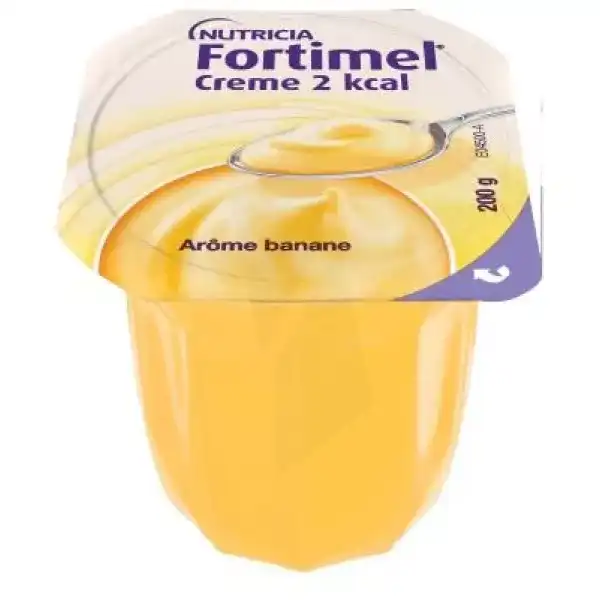 Fortimel Crème 2 Kcal Nutriment Banane 4 Coupelles/200g