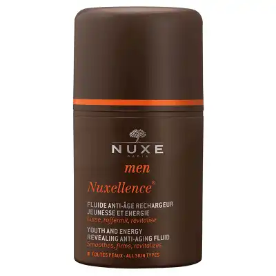 Nuxellence®, fluide anti-âge rechargeur de jeunesse Nuxe Men50ml