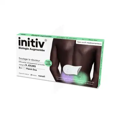 Initiv Biologie Augmentée Patch Dos B/3 Jo Drapeau France à Châlons-en-Champagne