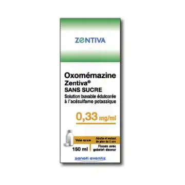 Oxomemazine Zentiva Lab 0,33 Mg/ml Sans Sucre, Solution Buvable édulcorée à L'acésulfame Potassique à CHAMBÉRY