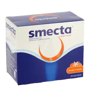 Smecta 3 G Orange-vanille, Poudre Pour Suspension Buvable En Sachet à Bassens
