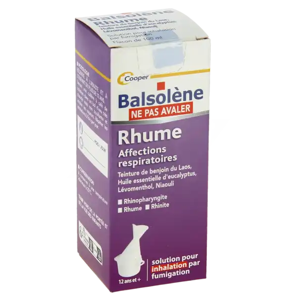 Balsolene, Solution Pour Inhalation Par Fumigation