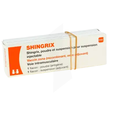 Shingrix, Poudre Et Suspension Pour Suspension Injectable. Vaccin Zona (recombinant, Avec Adjuvant) à Paris