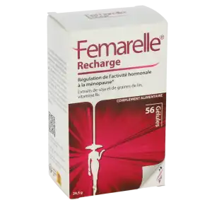 Femarelle Recharge - Régulation De L'activité Hormonale à La Ménopause - 56 Gélules à Delle