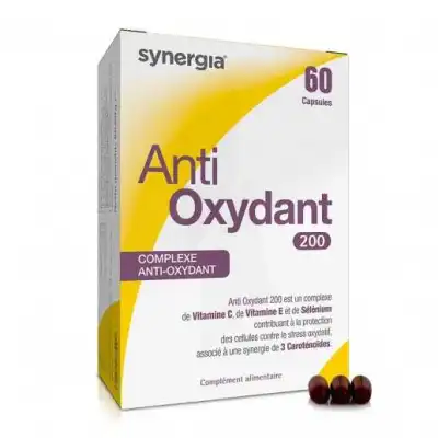 Synergia Anti-oxydant 200 Caps B/60 à La Ricamarie