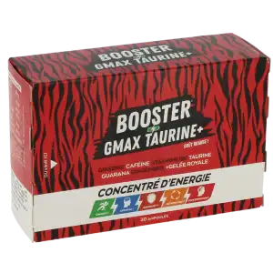 Gmax-taurine+ Solution Buvable 30 Ampoules/2ml à LE LAVANDOU