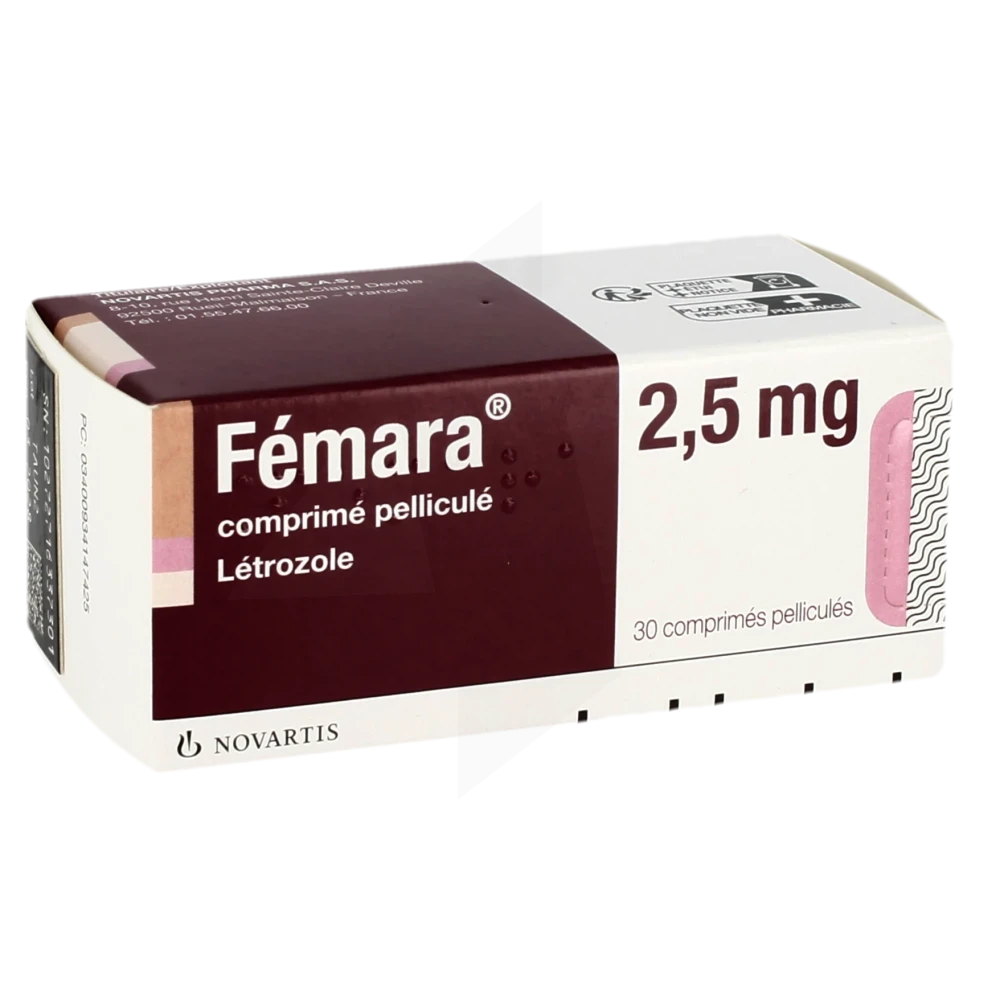Femara 2,5 Mg, Comprimé Pelliculé