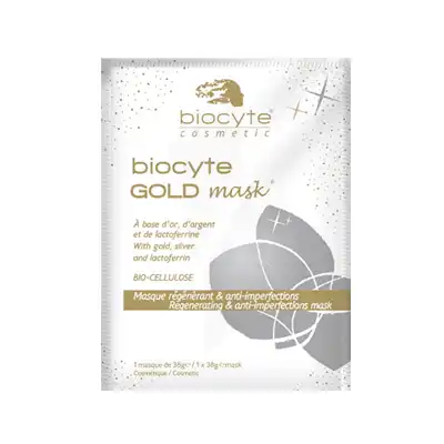 Biocyte Mask Gold Masque RÉgÉnÉrant & Anti-imperfections 1sach à Beaujeu-Saint-Vallier-Pierrejux-et-Quitteur