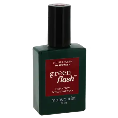 Manucurist Vernis à Ongles Dark Pansy Green Flash 15ml à Saint-Maximin