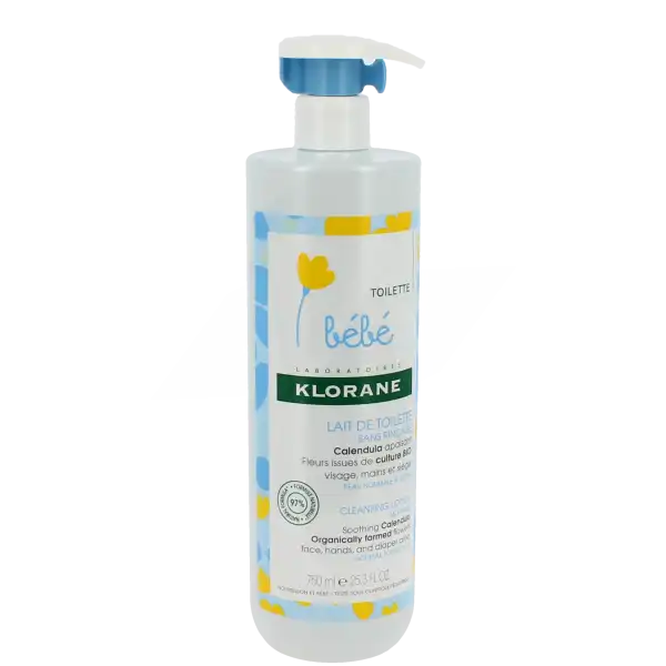 Klorane Bébé Lait De Toilette 750ml