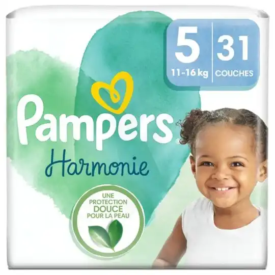 Pampers Harmonie Couche T5 Paquet/31