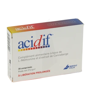 Acidif 30 Cpr Lp B/30