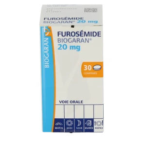 Furosemide Biogaran 20 Mg, Comprimé
