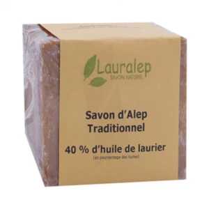 Lauralep Savon D’alep Traditionnel 40% 200g