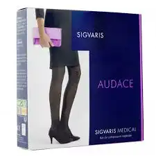 Sigvaris Audace 2 Collant Noir L Small à VIC-FEZENSAC