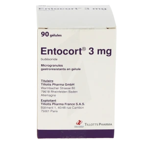 Entocort 3 Mg, Microgranules Gastro-résistants En Gélule