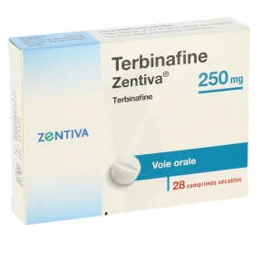 Terbinafine Zentiva 250 Mg, Comprimé Sécable